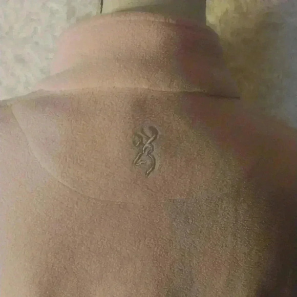 Browning Fleece Womens Large Pink Full Zip Long Sleeve Jacket - Picture 6 of 8